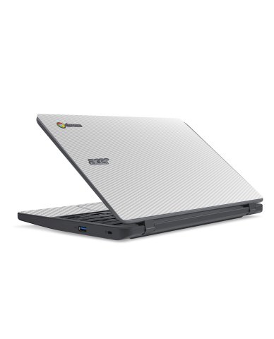Acer Chromebook CB3-431 WHITE CARBON FIBER Laptop Skin