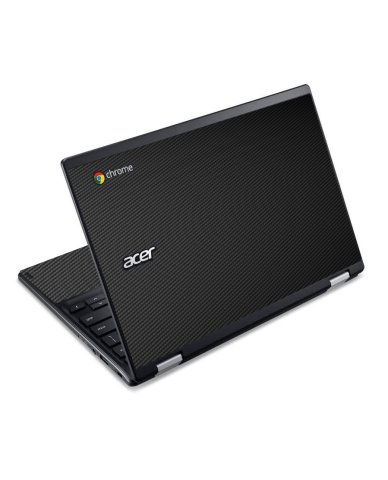 Acer ChromebookC738T BLACK CARBON FIBER Laptop Skin