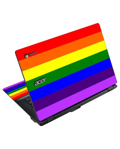 Acer Chromebook C810 PRIDE FLAG Laptop Skin