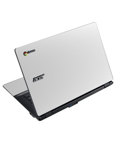 Acer Chromebook C810 WHITE CARBON FIBER Laptop Skin