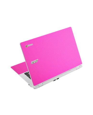 Acer Chromebook CB5-311 PINK CARBON FIBER Laptop Skin