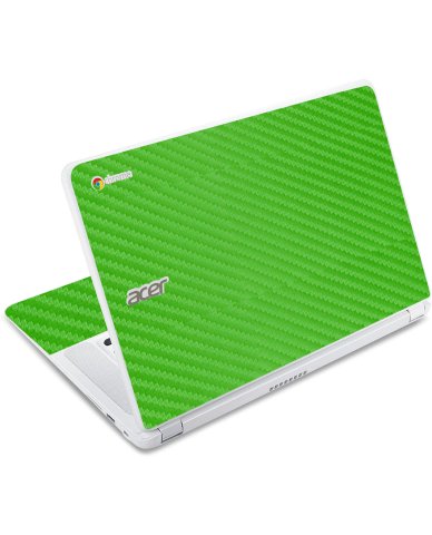 Acer Chromebook CB5-571 GREEN CARBON FIBER Laptop Skin