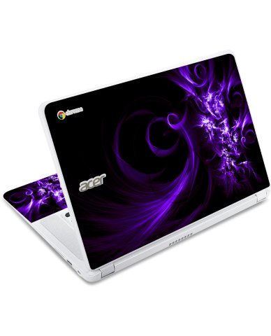 Acer Chromebook CB5-571 PURPLE SPIRAL Laptop Skin