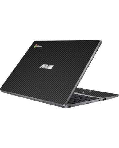 Asus Chromebook CX22N BLACK CARBON FIBER Laptop Skin