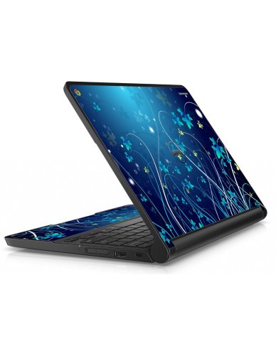 Dell Chromebook 11 3180 BLUE FLOWERS