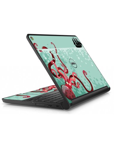 Dell Chromebook 11 3189 KRAKEN ATTACK  Laptop Skin
