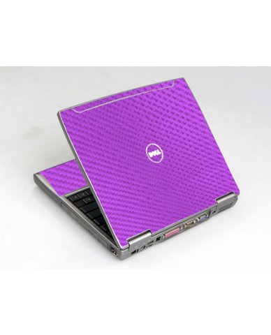 Dell Latitude D610 PURPLE CARBON FIBER Laptop Skin