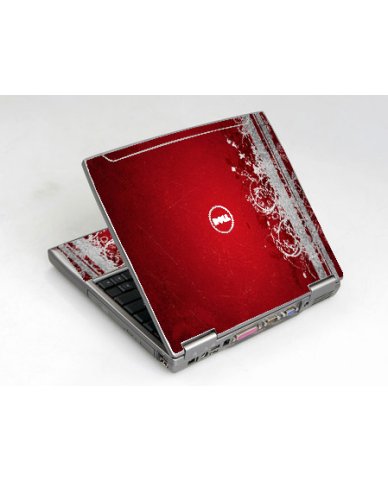 Dell Latitude D610 RED GRUNGE Laptop Skin