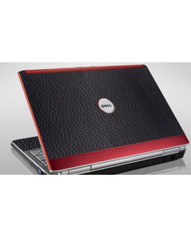 Dell Inspiron 1720 1721  BLACK LEATHER Laptop Skin