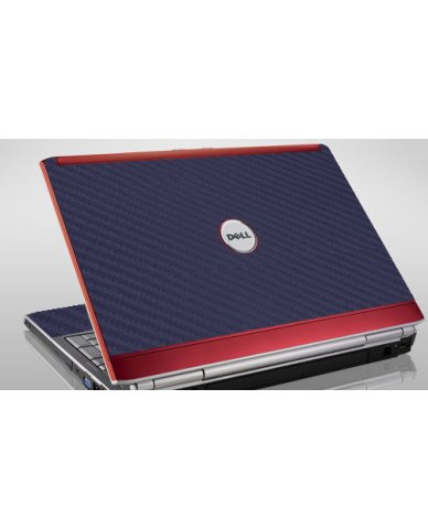 Dell Inspiron 1720 1721  BLUE CARBON FIBER Laptop Skin