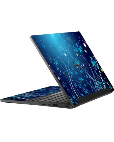 Dell Latitude 7370 BLUE FLOWERS Laptop Skin