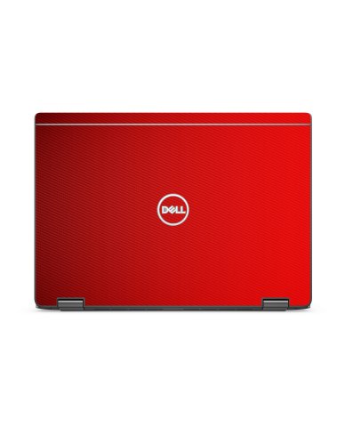 Dell Latitude 7450 2 IN 1 RED CARBON FIBER Laptop Skin