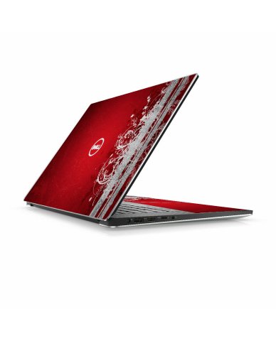 Dell XPS 15 7590 RED GRUNGE Laptop Skin