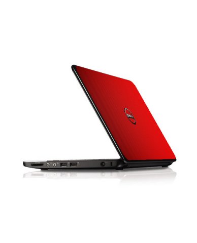 Dell Inspiron 11Z 1121  RED CARBON FIBER Laptop Skin
