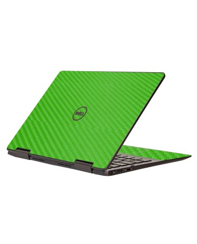 Dell Inspiron 13 7386 GREEN CARBON FIBER Laptop Skin