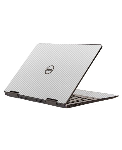 Dell Inspiron 13 7386 WHITE CARBON FIBER Laptop Skin