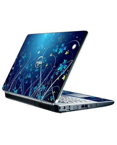 Dell Inspiron 1525  BLUE FLOWERS Laptop Skin