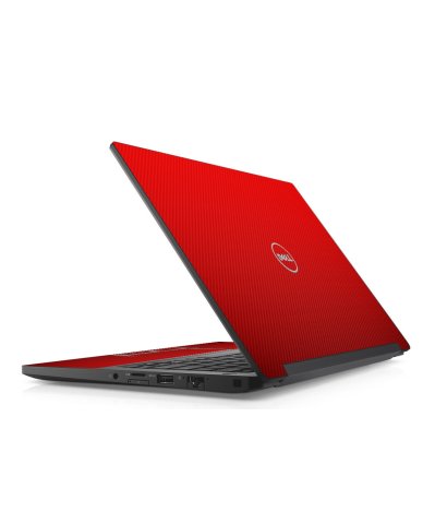 Dell Latitude 7490 RED CARBON FIBER Laptop Skin