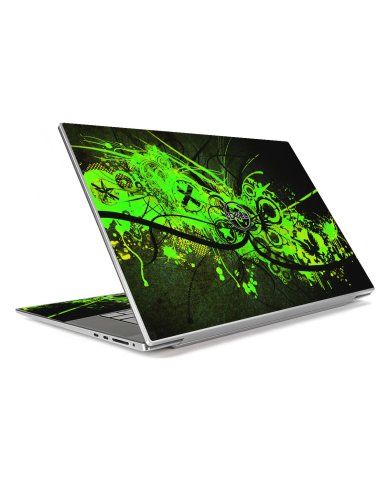 Dell Precision 5770 Workstation GRAFFITI GREEN Laptop Skin
