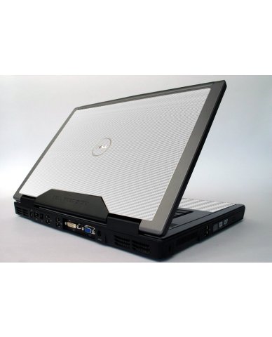 Dell Precision M6300 / M90 WHITE CARBON FIBER Laptop Skin