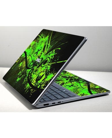 Dell Pro 14 Plus GRAFFITI GREEN Laptop Skin
