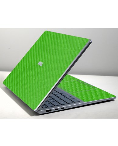 Dell Pro 14 Plus GREEN CARBON FIBER Laptop Skin