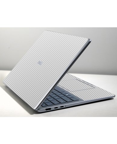Dell Pro 14 Plus WHITE CARBON FIBER Laptop Skin