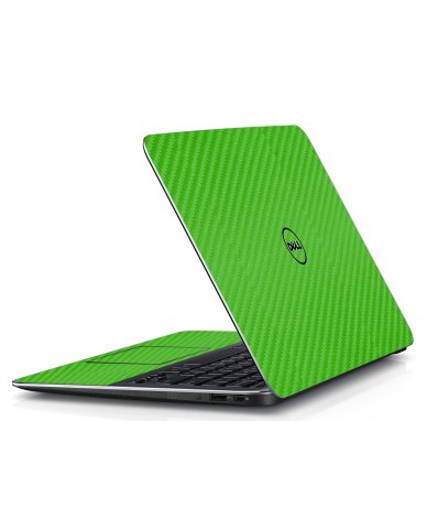 Dell XPS 13 (9365) GREEN CARBON FIBER Laptop Skin