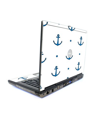 Blue Anchors Dell D620 Laptop Skin