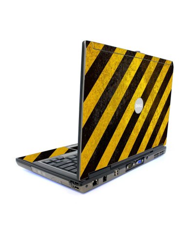 Caution Stripes Dell D620 Laptop Skin