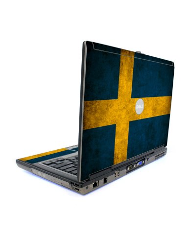Swedish Flag Dell D620 Laptop Skin