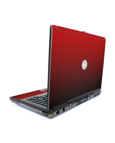 Dell Latitude D820/D830 RED CARBON FIBER Laptop Skin