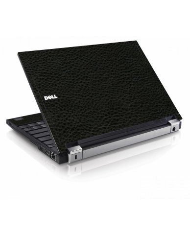 Black Leather Dell E4200 Laptop Skin