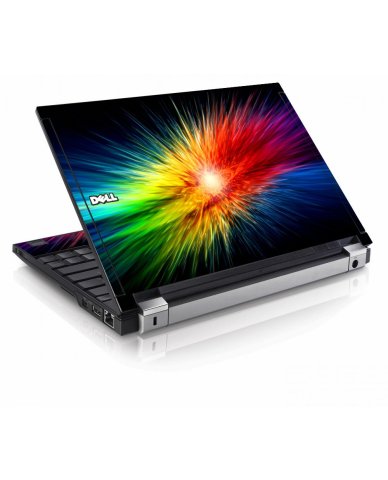 Rainbow Burst Dell E4200 Laptop Skin