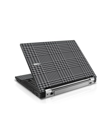 Darkest Grey Plaid Dell E4310 Laptop Skin