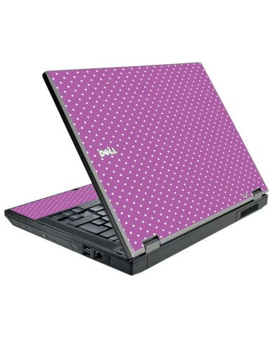 Purple Polka Dot Dell E5410 Laptop Skin