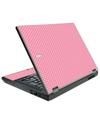 Retro Salmon Polka Dell E5410 Laptop Skin