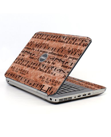Latin Sheet Music Dell E5420 Laptop Skin