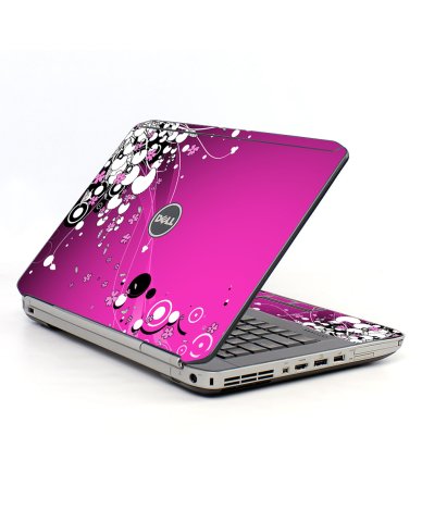 Pink Flowers Dell E5420 Laptop Skin