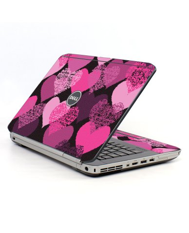 Pink Mosaic Hearts Dell E5420 Laptop Skin