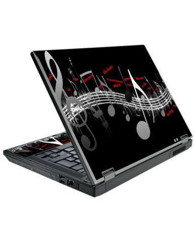 Music Notes Dell E5500 Laptop Skin