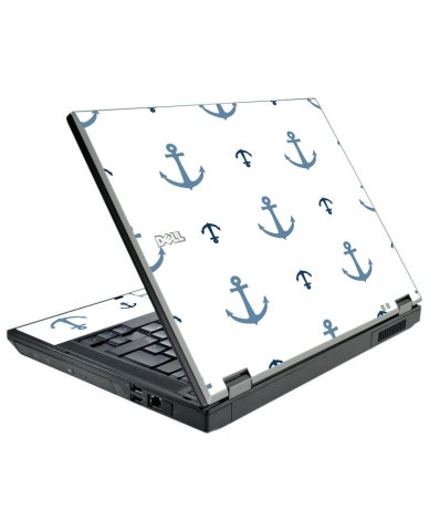 Multi Blue Anchors Dell E5500 Laptop Skin