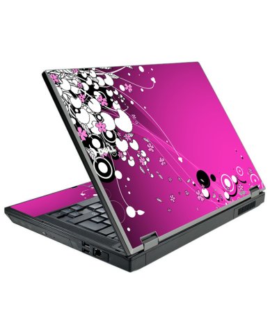 Pink Flowers Dell E5510 Laptop Skin