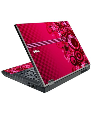 Pink Grunge Stars Dell E5510 Laptop Skin