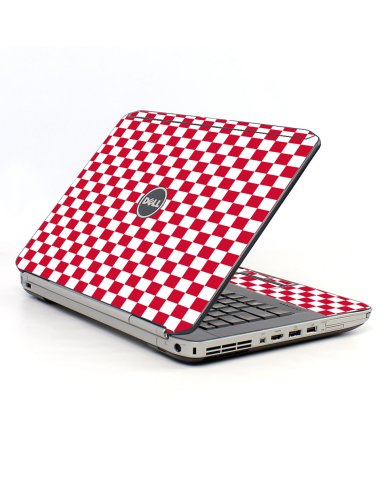 Red Check Dell E5520 Laptop Skin