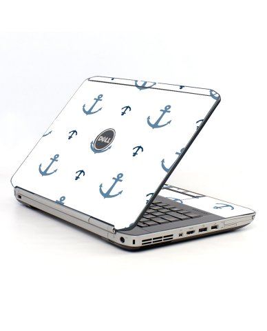 Multi Blue Anchors Dell E5530 Laptop Skin