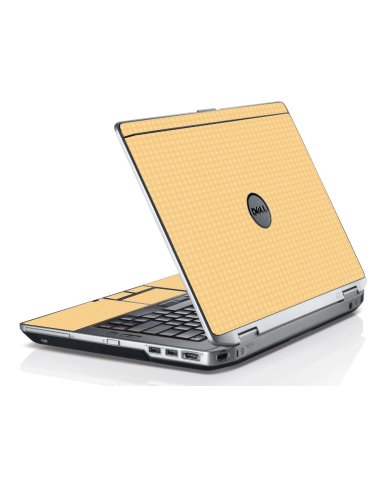 Warm Gingham Dell E6220 Laptop Skin