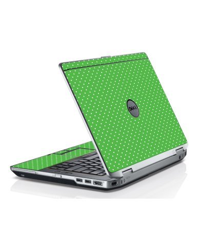Kelly Green Polka Dell E6230 Laptop Skin