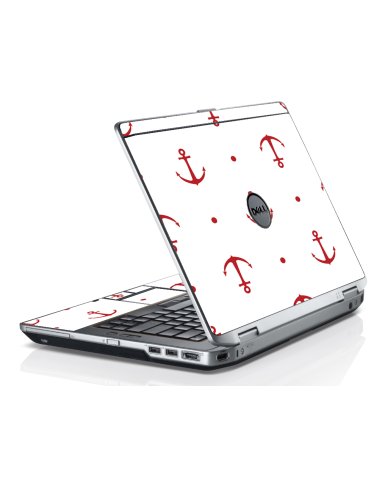 Red Anchors Dell E6230 Laptop Skin