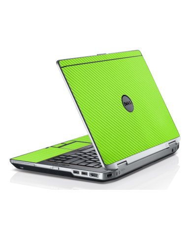 Green Carbon Fiber Dell E6320 Laptop Skin